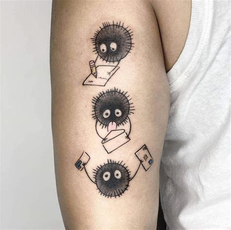 spirited away soot sprites tattoo|25 Amazing Spirited Away Tattoos For Inspiration